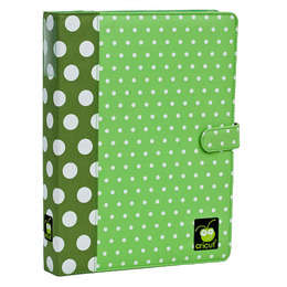 Cricut Green Polka Dot Cartridge Binder